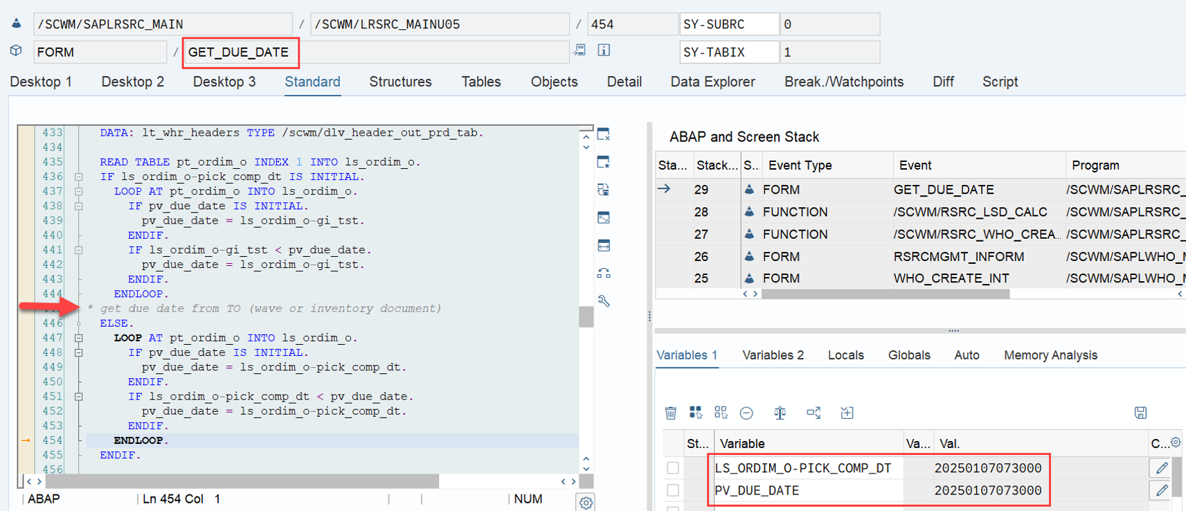SAP EWM Latest Start Date LSD_11